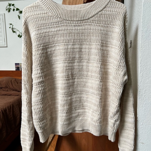 Universal Thread Textured Cream Sweater - Picture 2 of 4
